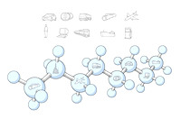 Molecular, Chemical Infographics